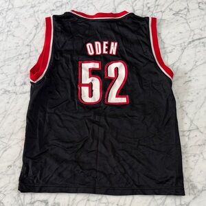 Oden Portland Basketball Jersey with Red & White Trim - #52 Youth 14/16